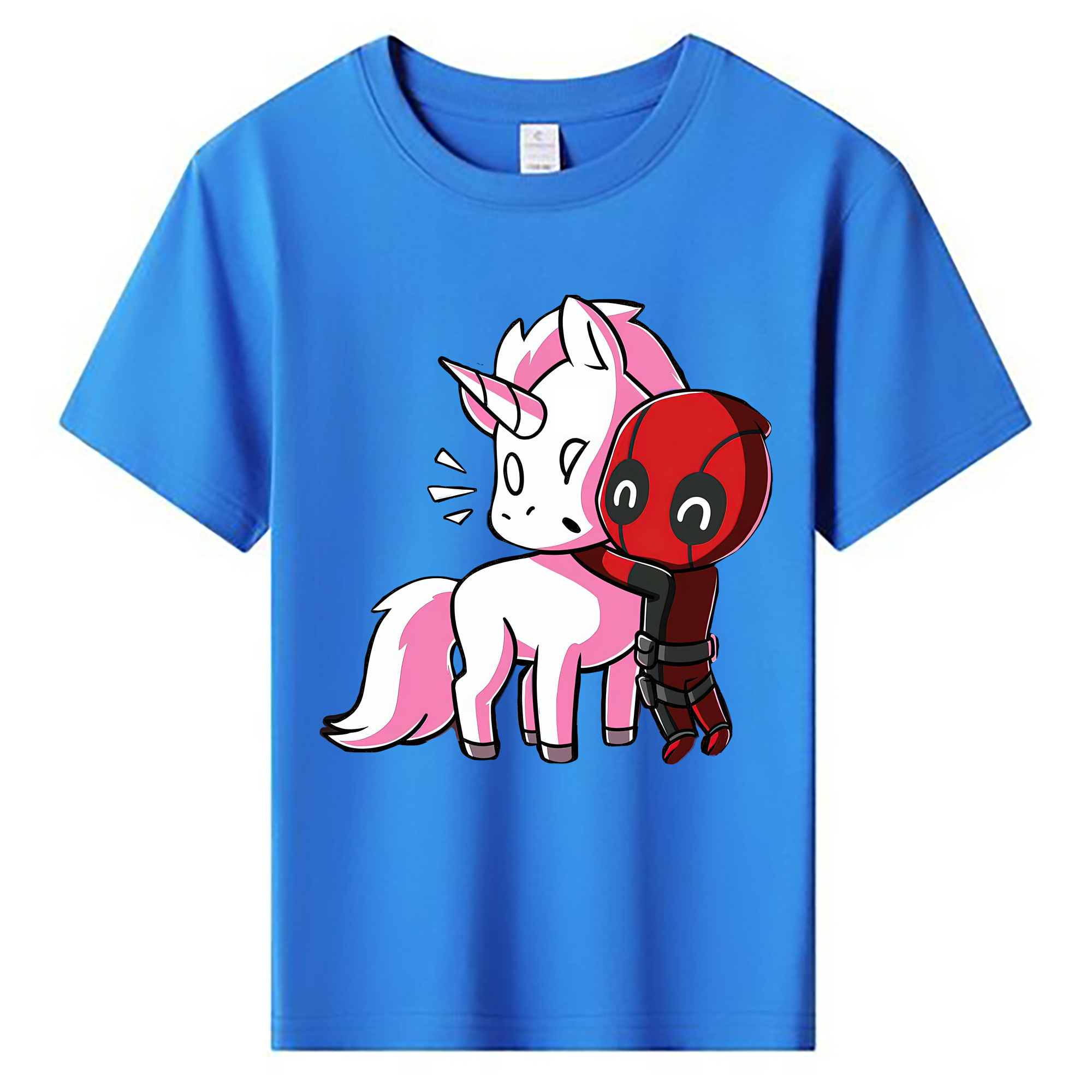 （画像用） Deadpool デッドプール 綿100％キッズTシャツ（フロントプリント）
